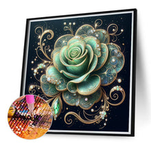 Load image into Gallery viewer, Diamond Painting - Full Round - Green Rose (40*40CM)
