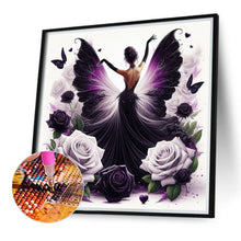 Load image into Gallery viewer, Diamond Painting - Full Round - Black Butterfly Dancer (40*40CM)

