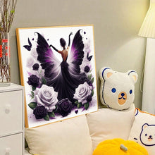 Load image into Gallery viewer, Diamond Painting - Full Round - Black Butterfly Dancer (40*40CM)
