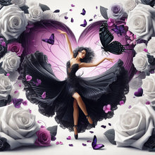 Load image into Gallery viewer, Diamond Painting - Full Round - Black Swan Ballet (40*40CM)
