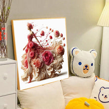 Load image into Gallery viewer, Diamond Painting - Full Round - Pink Rose Model (40*40CM)
