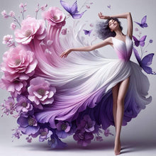 Load image into Gallery viewer, Diamond Painting - Full Round - Elegant Dancer (40*40CM)
