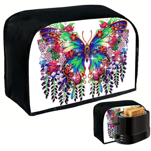 Special Shaped Colorful Animal 5D DIY Diamond Painting Toaster Cover for Kitchen