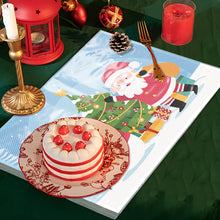 Load image into Gallery viewer, Christmas DIY Diamond Dot Kits Round Diamond Painting Table Mats for Kids Adults
