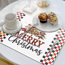 Load image into Gallery viewer, Christmas DIY Diamond Dot Kits Round Diamond Painting Table Mats for Kids Adults
