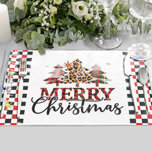 Load image into Gallery viewer, Christmas DIY Diamond Dot Kits Round Diamond Painting Table Mats for Kids Adults
