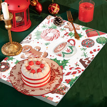 Load image into Gallery viewer, Christmas DIY Diamond Dot Kits Round Diamond Painting Table Mats for Kids Adults
