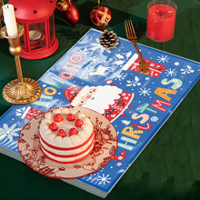 Load image into Gallery viewer, Christmas DIY Diamond Dot Kits Round Diamond Painting Table Mats for Kids Adults

