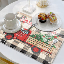 Load image into Gallery viewer, Christmas DIY Diamond Dot Kits Round Diamond Painting Table Mats for Kids Adults
