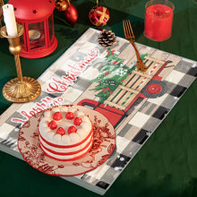Load image into Gallery viewer, Christmas DIY Diamond Dot Kits Round Diamond Painting Table Mats for Kids Adults
