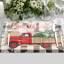 Load image into Gallery viewer, Christmas DIY Diamond Dot Kits Round Diamond Painting Table Mats for Kids Adults
