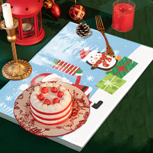 Load image into Gallery viewer, Christmas DIY Diamond Dot Kits Round Diamond Painting Table Mats for Kids Adults
