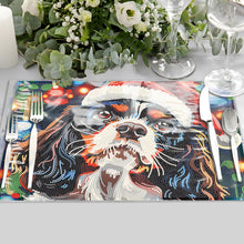 Load image into Gallery viewer, Christmas DIY Diamond Dot Kits Round Diamond Painting Table Mats for Kids Adults
