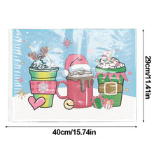 Load image into Gallery viewer, Christmas DIY Diamond Dot Kits Round Diamond Painting Table Mats for Kids Adults

