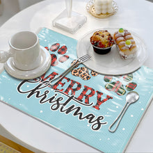 Load image into Gallery viewer, Christmas DIY Diamond Dot Kits Round Diamond Painting Table Mats for Kids Adults
