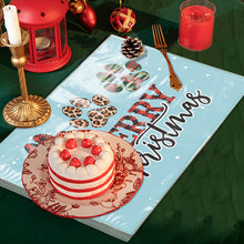 Load image into Gallery viewer, Christmas DIY Diamond Dot Kits Round Diamond Painting Table Mats for Kids Adults
