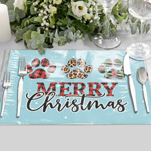 Load image into Gallery viewer, Christmas DIY Diamond Dot Kits Round Diamond Painting Table Mats for Kids Adults

