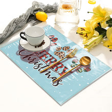 Load image into Gallery viewer, Christmas DIY Diamond Dot Kits Round Diamond Painting Table Mats for Kids Adults
