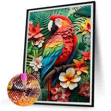 Load image into Gallery viewer, Diamond Painting - Full Round - paper art parrot (30*40CM)
