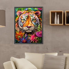 Load image into Gallery viewer, Diamond Painting - Full Round - paper art tiger (30*40CM)
