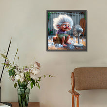 Load image into Gallery viewer, Diamond Painting - Full Round - hot summer old lady (30*30CM)

