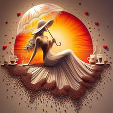Load image into Gallery viewer, Diamond Painting - Full Round - colorful art girl (40*40CM)
