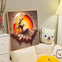 Load image into Gallery viewer, Diamond Painting - Full Round - colorful art girl (40*40CM)
