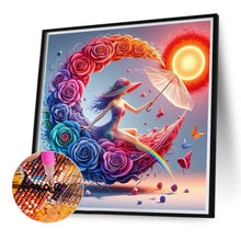 Load image into Gallery viewer, Diamond Painting - Full Round - colorful art girl (40*40CM)
