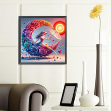 Load image into Gallery viewer, Diamond Painting - Full Round - colorful art girl (40*40CM)
