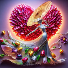 Load image into Gallery viewer, Diamond Painting - Full Round - colorful art girl (40*40CM)
