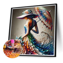 Load image into Gallery viewer, Diamond Painting - Full Round - colorful art girl (40*40CM)
