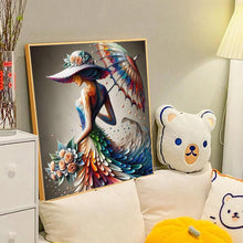 Load image into Gallery viewer, Diamond Painting - Full Round - colorful art girl (40*40CM)
