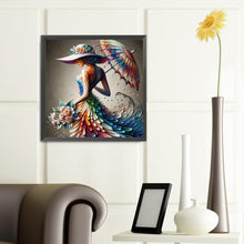 Load image into Gallery viewer, Diamond Painting - Full Round - colorful art girl (40*40CM)
