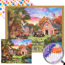 Load image into Gallery viewer, AB Diamond Painting - Full Round - autumn farm (50*40CM)
