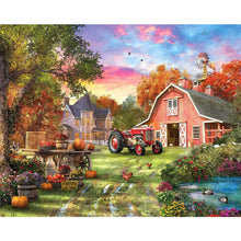 Load image into Gallery viewer, AB Diamond Painting - Full Round - autumn farm (50*40CM)
