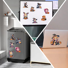 Load image into Gallery viewer, 8Pcs Acrylic Halloween Animals Diamond Art Magnets Decals for Fridge Whiteboards
