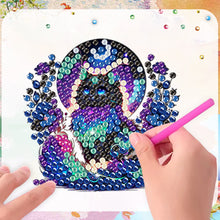 Load image into Gallery viewer, 5Pcs Acrylic Cat Diamond Painting Art Fridge Magnet for Fridge Whiteboards
