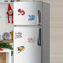 Load image into Gallery viewer, 5Pcs Acrylic Magic Wand Patronus Diamond Art Fridge Magnet for Fridge Whiteboard
