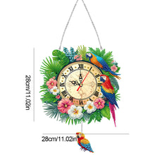 Load image into Gallery viewer, Acrylic Special Shaped Parrot 5D Diamond Painting Clock Art Craft (GH262)
