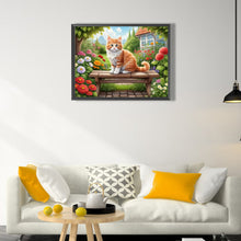 Load image into Gallery viewer, Diamond Painting - Full Square - orange cat (40*30CM)
