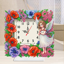 Load image into Gallery viewer, Acrylic Special Shaped Angel Girl Diamond Painting Art Clock Pendants Kit
