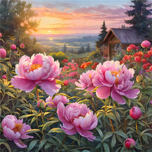 Load image into Gallery viewer, Diamond Painting - Full Round - peony (30*30CM)
