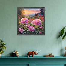 Load image into Gallery viewer, Diamond Painting - Full Round - peony (30*30CM)
