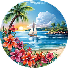 Load image into Gallery viewer, Diamond Painting - Full Round - seaside flowers (30*30CM)
