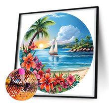 Load image into Gallery viewer, Diamond Painting - Full Round - seaside flowers (30*30CM)
