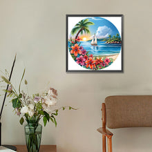Load image into Gallery viewer, Diamond Painting - Full Round - seaside flowers (30*30CM)
