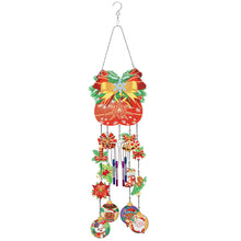 Load image into Gallery viewer, Double Sided Christmas Crystal Wind Chimes Pendant Kit for Wall Window Decor
