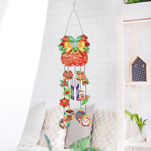 Load image into Gallery viewer, Double Sided Christmas Crystal Wind Chimes Pendant Kit for Wall Window Decor
