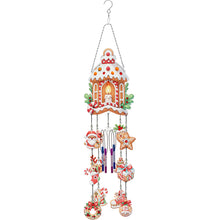 Load image into Gallery viewer, Double Sided Christmas Crystal Wind Chimes Pendant Kit for Wall Window Decor
