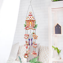 Load image into Gallery viewer, Double Sided Christmas Crystal Wind Chimes Pendant Kit for Wall Window Decor
